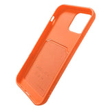 Card Case Silicone Wallet Case med kort slot Dokumenter til Samsung Galaxy A22 4G Navy Blue