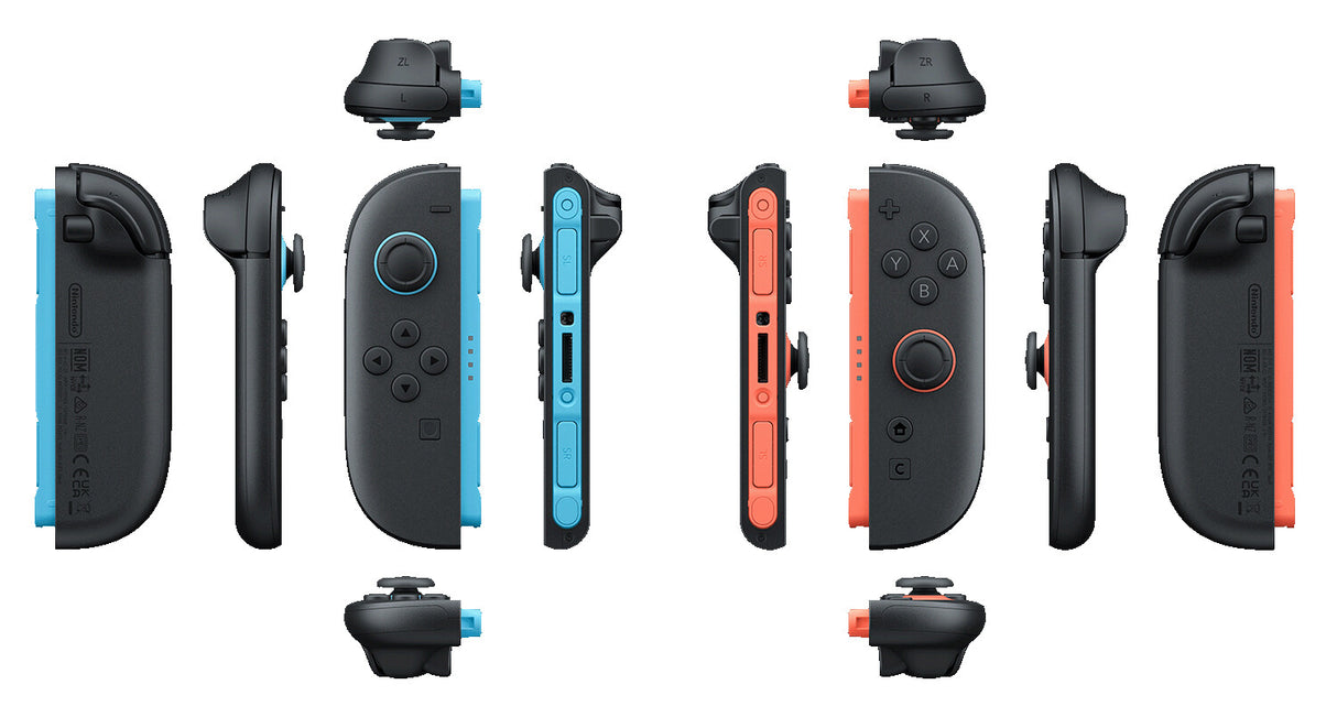 Nintendo Joy-Con 2 Sort, Blå, Rød Bluetooth Joystick Analog/digital Nintendo Switch 2