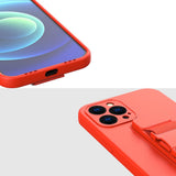 Rope case gel case med en lanyard kæde taske lanyard Samsung Galaxy A42 5G sort