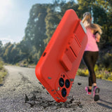 Rope case gel case med en lanyard kæde håndtaske lanyard Xiaomi Redmi 9 rød