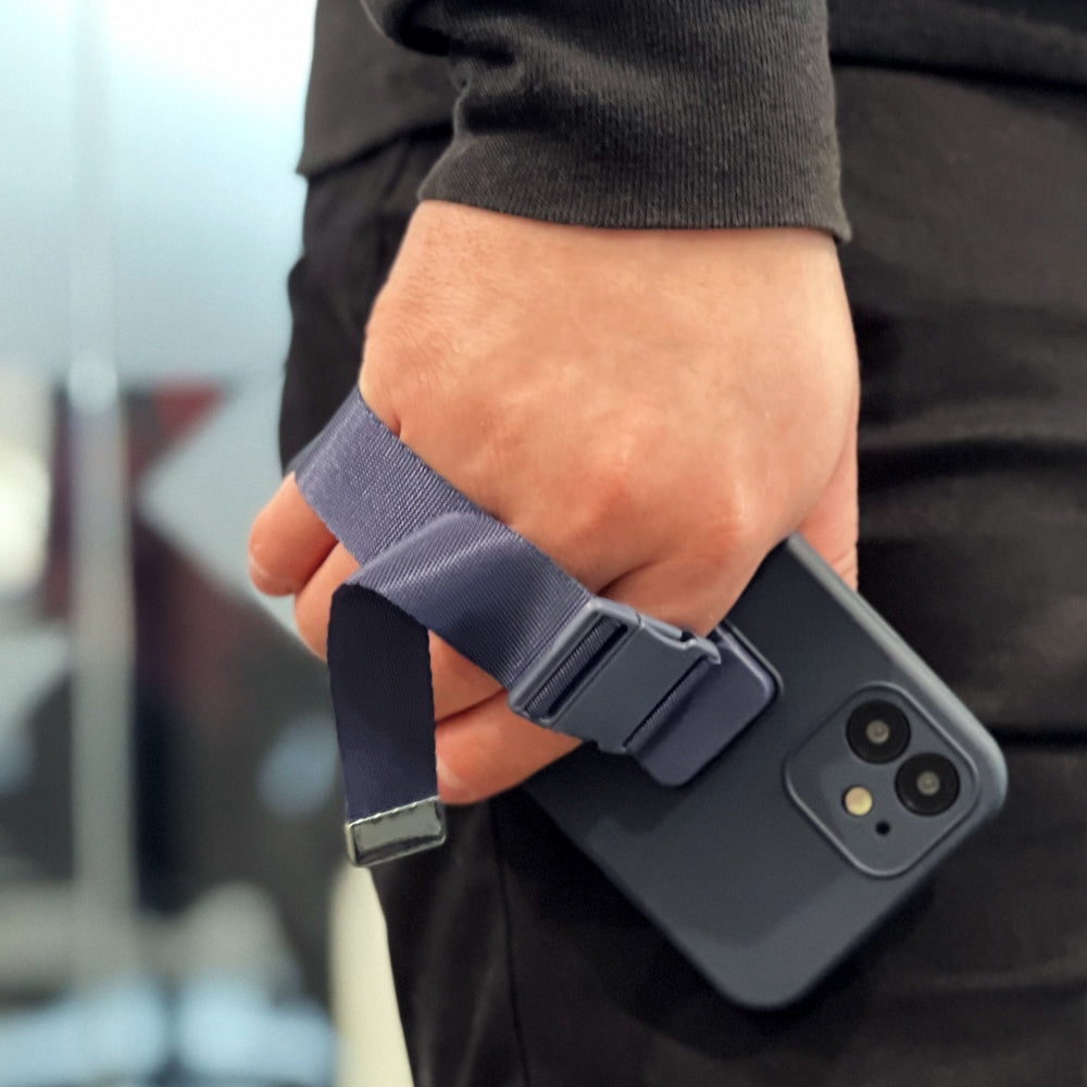 Rope case Gel Lanyard Cover Chain Purse Lanyard Xiaomi Redmi 10X 4G / Xiaomi Redmi Note 9 Blå