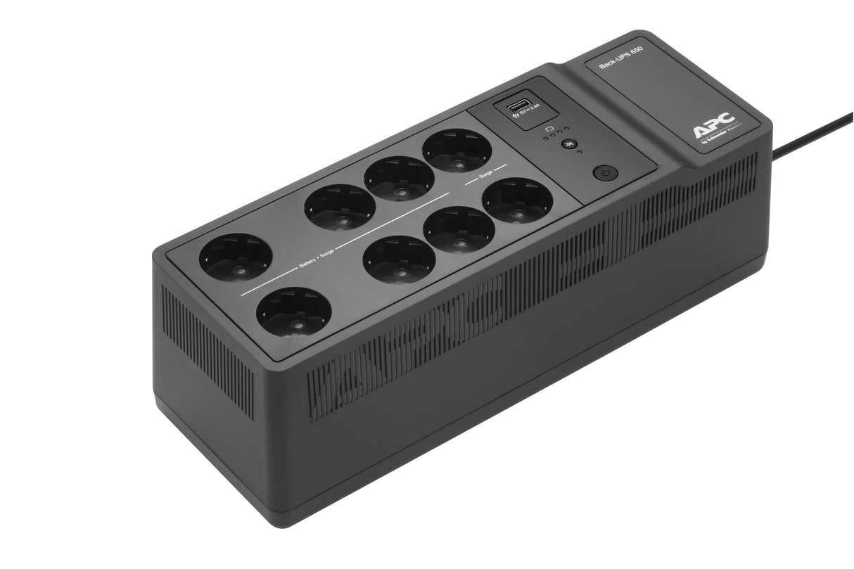 APC Back-UPS 650VA 230V 1 USB charging port - (Offline-) USV UPS-enhed Standby (offline) 0,65 kVA 400 W 8 AC stikkontakt(er)