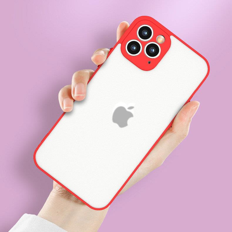Milky Case silikone fleksibelt gennemsigtigt etui til Samsung Galaxy A42 5G sort