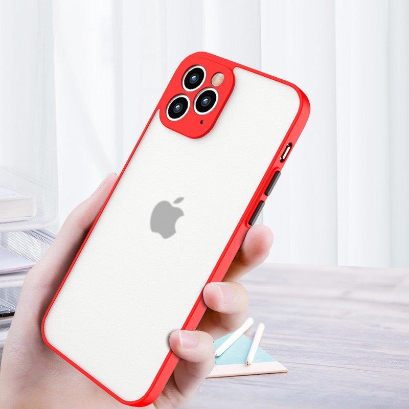 Milky Case Silicone Flexible Translucent Case til Xiaomi Redmi 9T Red