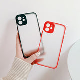 Milky Case silikone fleksibelt gennemsigtigt etui til Samsung Galaxy A72 4G sort