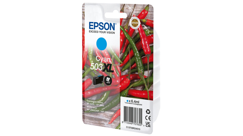 Epson 503XL blækpatron 1 stk Original Højt (XL) udbytte Blå