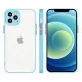 Milky Case silikone fleksibelt gennemsigtigt etui til Samsung Galaxy A72 4G blå
