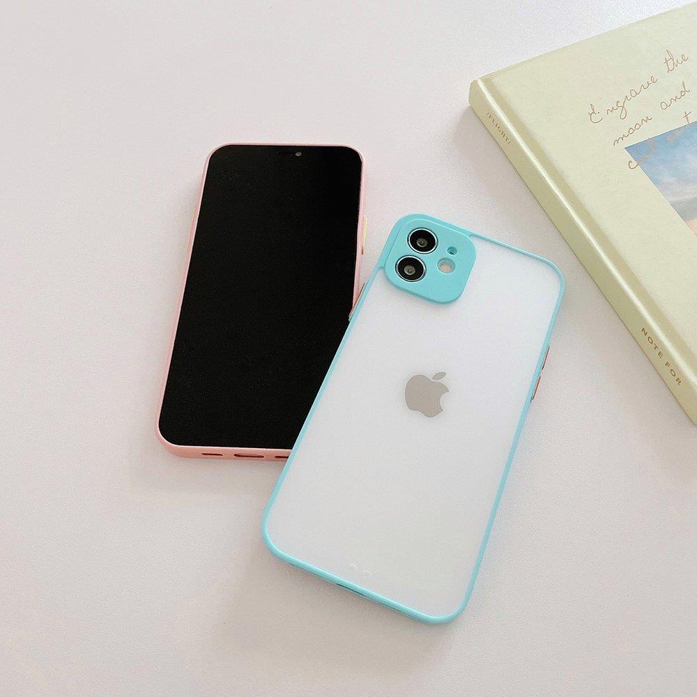 Milky Case silikone fleksibelt gennemsigtigt etui til Samsung Galaxy A72 4G blå