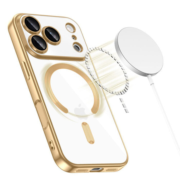 Tech-Protect 5906302319718 mobiltelefon etui 16 cm (6.3") Cover Transparent, Guld