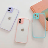 Milky Case silikone fleksibelt gennemsigtigt etui til Samsung Galaxy A22 4G blå