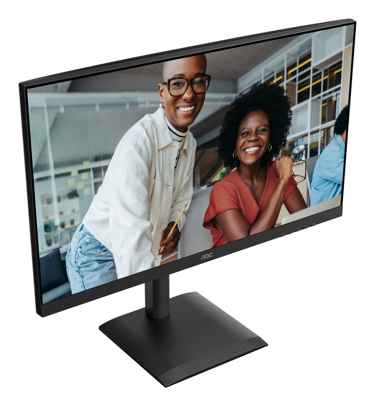 AOC E4 U27E4CV computerskærm 68,6 cm (27") 3840 x 2160 pixel 4K Ultra HD LED Sort