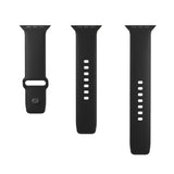 Puro Icon Silikonerem til Apple Watch 38 / 40 / 41 mm - Sort (2 stk.)