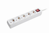Gembird Surge Protector 5x Hvid 5 AC stikkontakt(er)