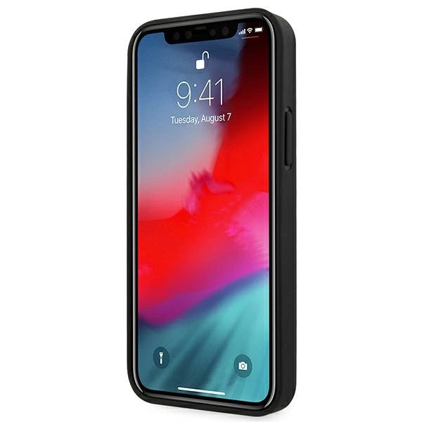 Ferrari FEOMSHCP12LBK iPhone 12 Pro Max sort/sort hardcase Off Track læder nylon stribe