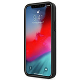 Ferrari FEOMSHCP12LBK iPhone 12 Pro Max sort/sort hardcase Off Track læder nylon stribe