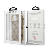 Guess GUHCN61GF4GBR iPhone 11 6.1" / Xr brun/brun hard case 4G Charms Collection