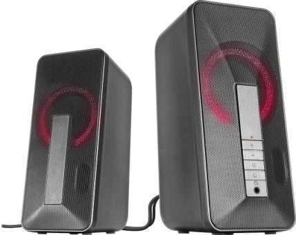 SPEEDLINK LAVEL Sort, Grå Kabel & trådløs 10 W