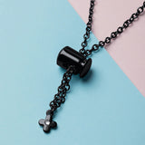 Metal armbånd til Xiaomi Mi Band 3 / 4 / 5 / 6 band rem - sort