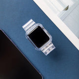 Silicone Band Strap Bracelet Case Strap Light Set for Apple Watch 44mm - Yellow