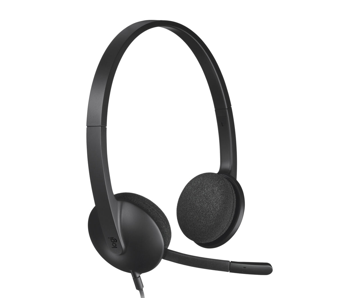 Logitech 981-000475 hovedtelefoner/headset Ledningsført Kontor/Callcenter USB Type-A Sort