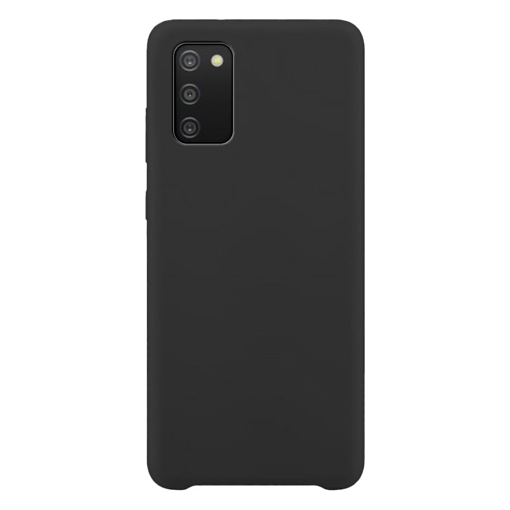Silicone Case Soft Flexible Rubber Cover til Samsung Galaxy A03s sort