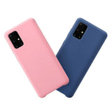 Silicone Case Soft Flexible Rubber Cover til Samsung Galaxy A03s rød