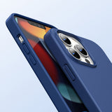 Ugreen beskyttende silikone Case gummi fleksible silikone cover til iPhone 13 Pro blå