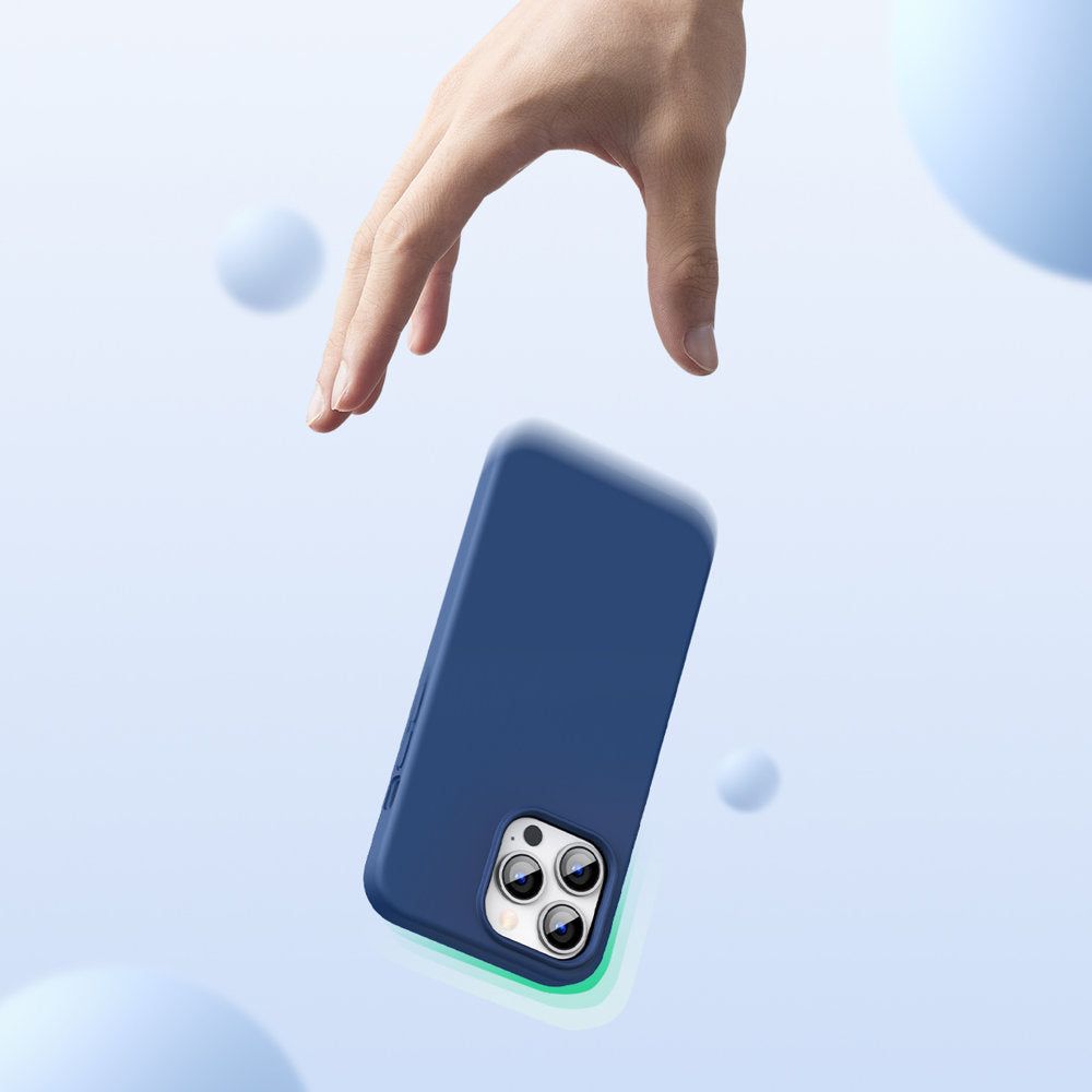 Ugreen beskyttende silikone Case gummi fleksible silikone cover til iPhone 13 Pro blå
