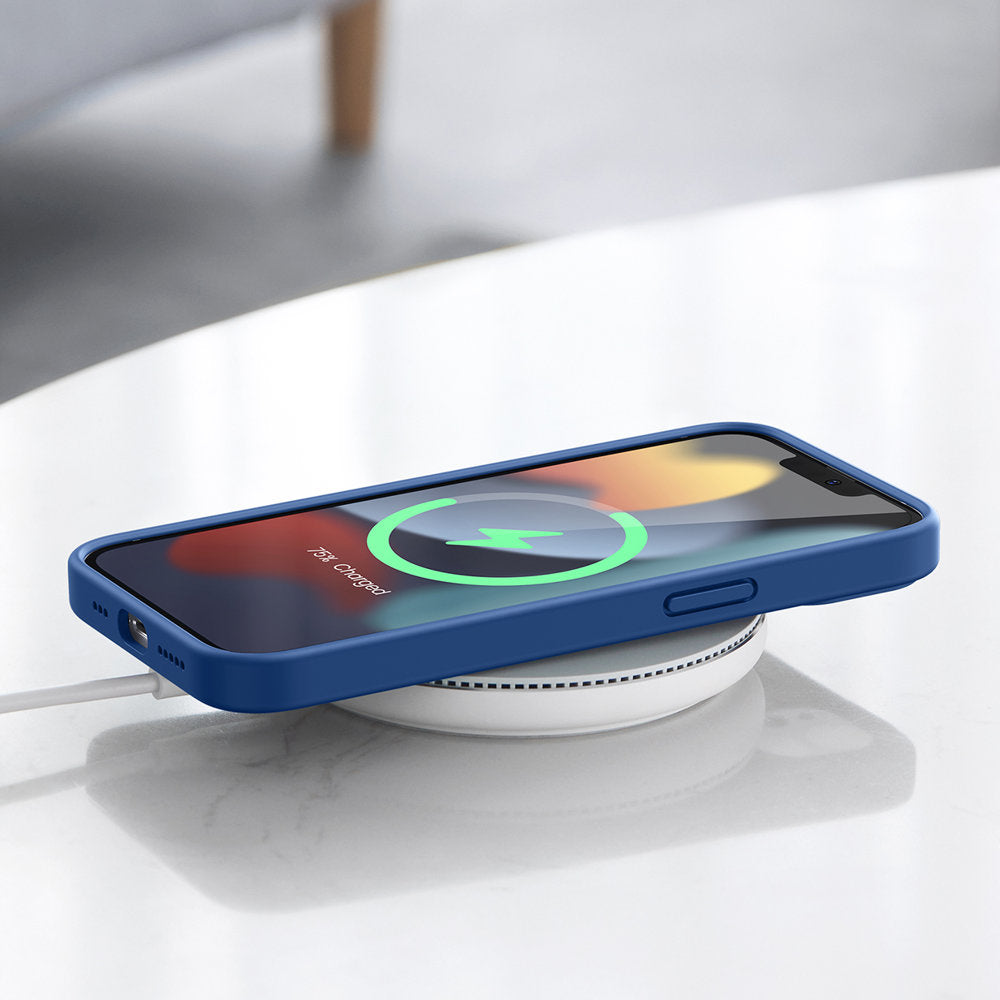 Ugreen beskyttende silikone Case gummi fleksible silikone cover til iPhone 13 Pro blå