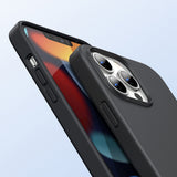 Ugreen beskyttende silikone Case gummi fleksible silikone cover til iPhone 13 Pro Max sort