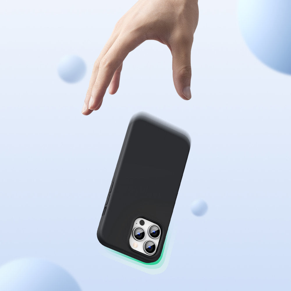 Ugreen beskyttende silikone Case gummi fleksible silikone cover til iPhone 13 Pro Max sort