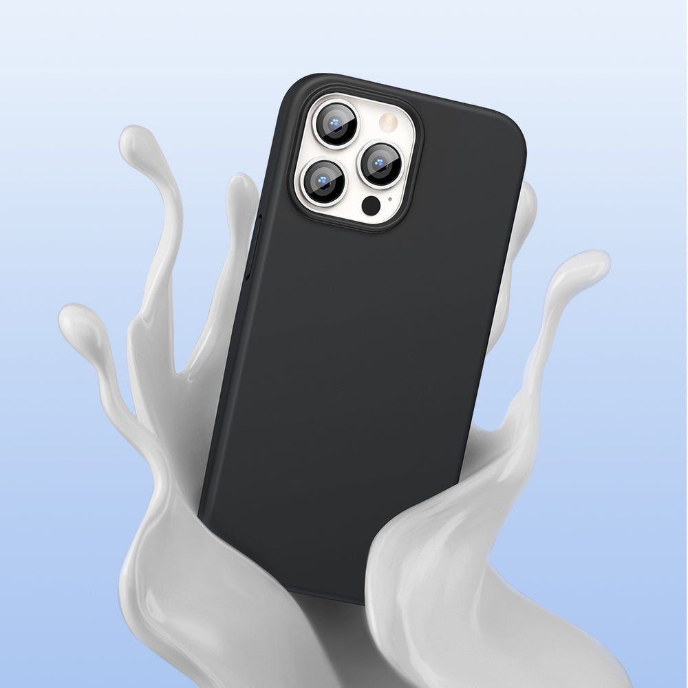 Ugreen beskyttende silikone Case gummi fleksible silikone cover til iPhone 13 Pro Max sort