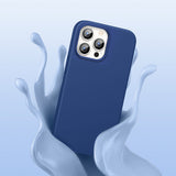 Ugreen beskyttende silikone Case gummi fleksible silikone cover til iPhone 13 Pro Max blå