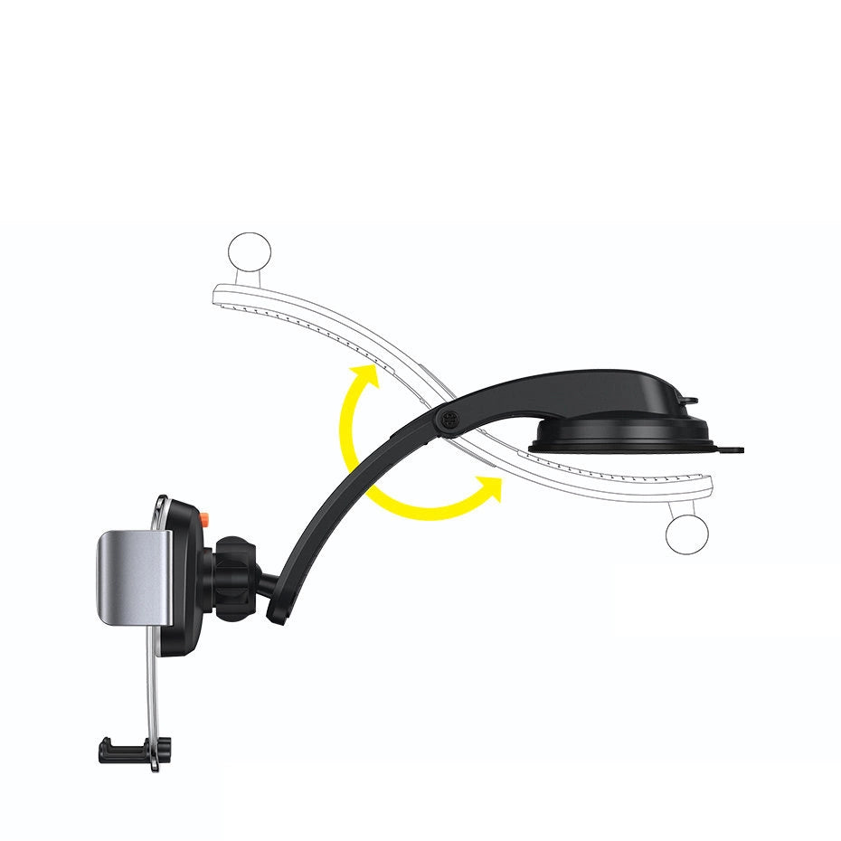 Baseus 2in1 bilholder til cockpit og ventilationsgrill sort (SUYK000001)