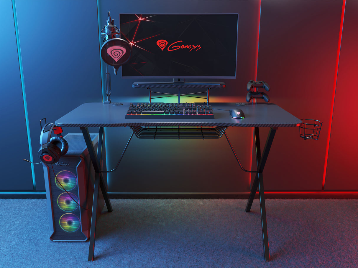 Genesis Holm 300 RGB Bord Stålramme Gaming
