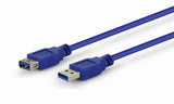 Gembird 3m USB 3.0 A M/FM USB-kabel USB 3.2 Gen 1 (3.1 Gen 1) USB A Blå