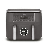 Ninja DZ300EU Dobbelt varmluftssteger 2.4kW Metalgrå