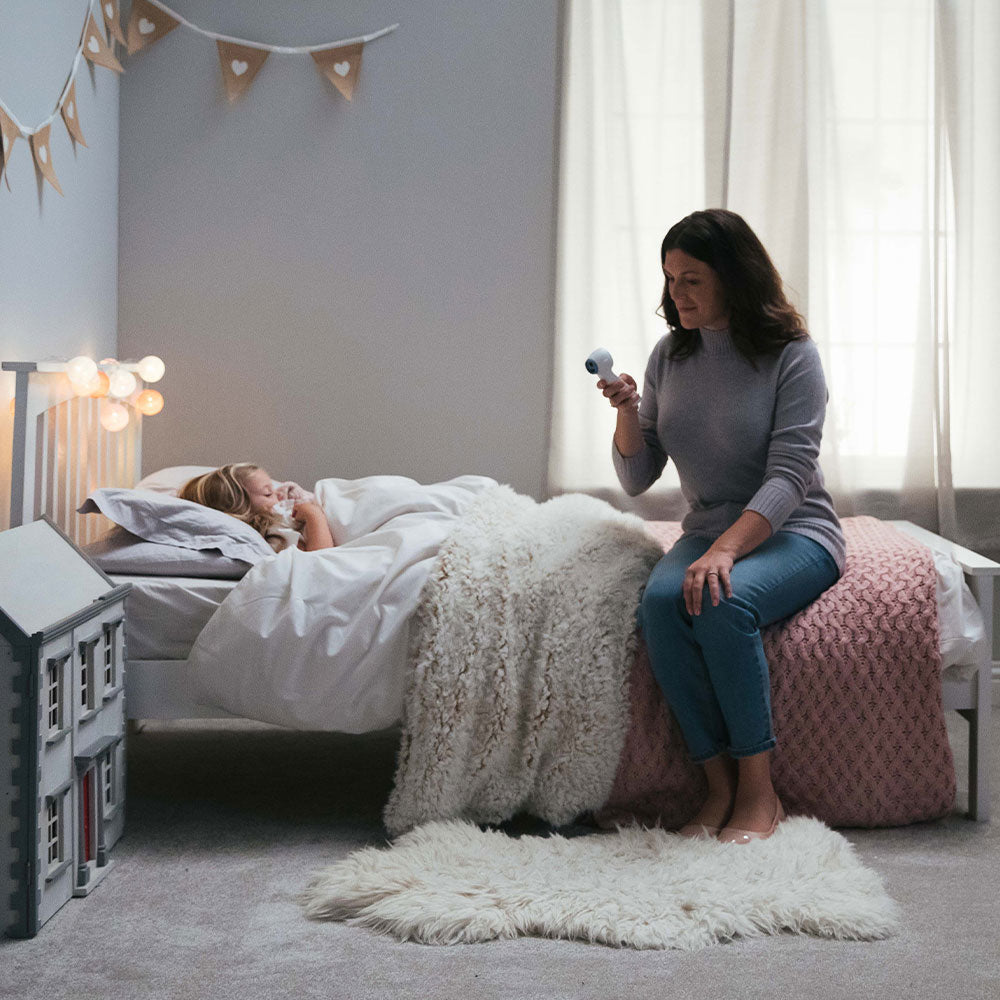 Braun BNT400WE No touch + touch Termometer Sølv Hvid