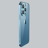 Joyroom Chery Mirror Case Cover til iPhone 13 Pro Metallic Frame Silver (JR-BP908 sølv)