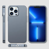 Joyroom 360 Full Case forside og bagside til iPhone 13 Pro + skærmbeskytter af hærdet glas grå (JR-BP935 tranish)