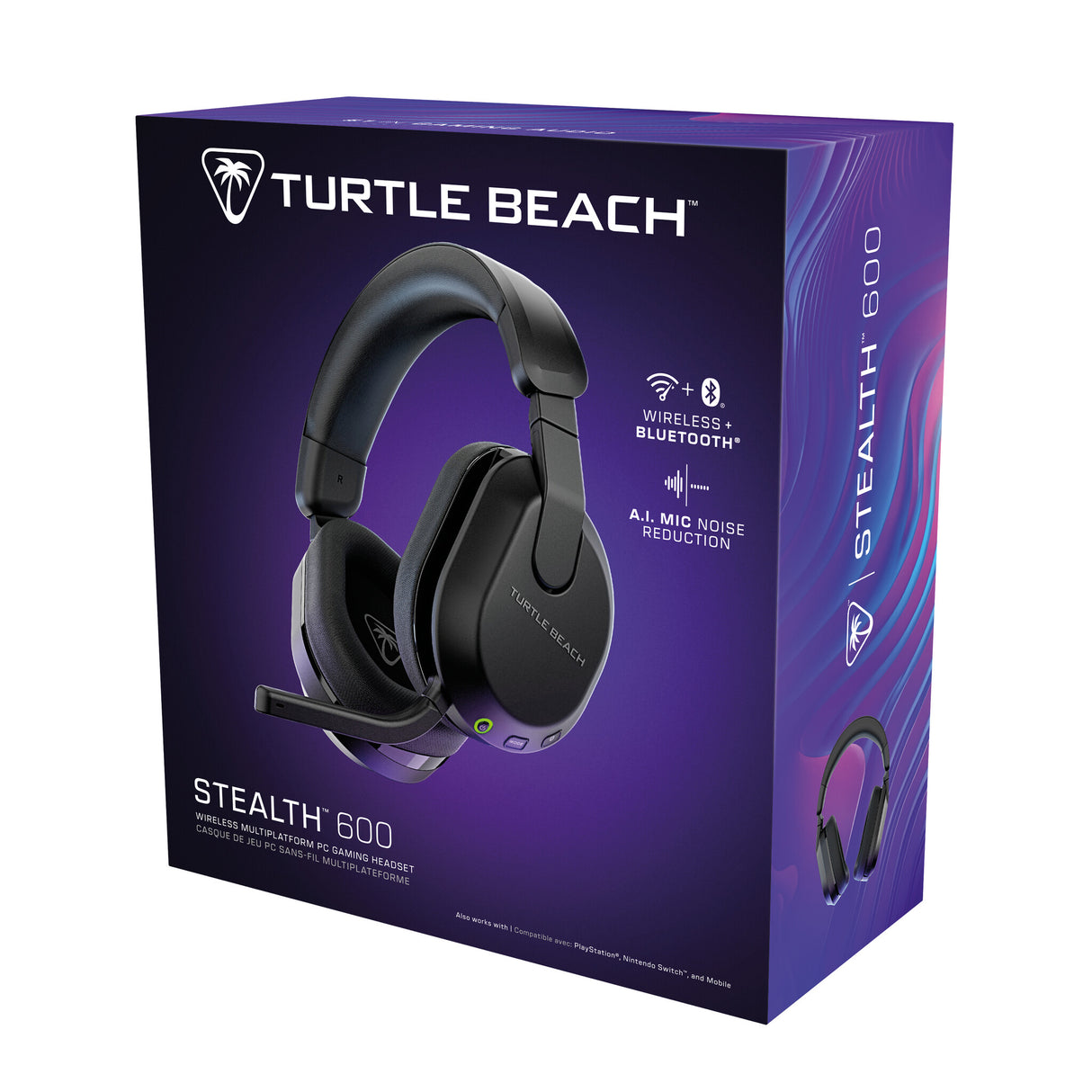 Turtle Beach Stealth 600 Gen 3 Headset Trådløs Spil Bluetooth Sort