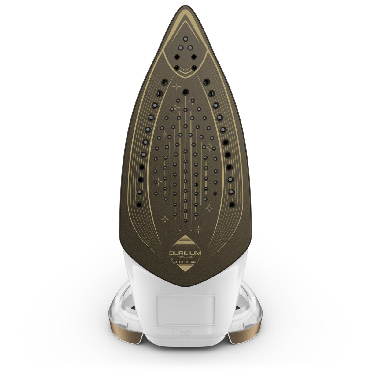 Tefal Puregliss FV8042 Tør & dampstrygejern Durilium AirGlide Autoclean soleplate 3000 W Bronze, Hvid
