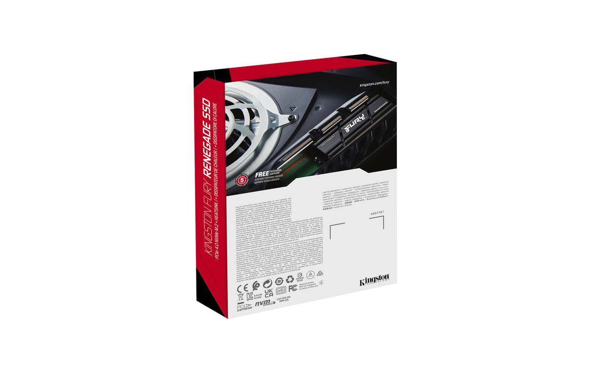 Kingston Technology 1000G RENEGADE PCIe 4.0 NVMe SSD M/HEATSINK