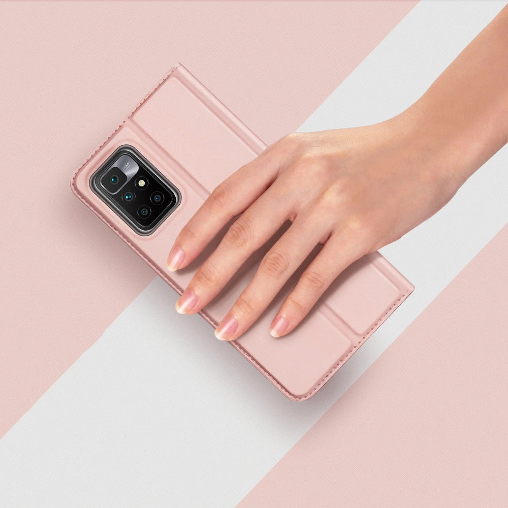 Dux Ducis Skin Pro Bookcase type kuffert til Xiaomi Redmi 10 guld