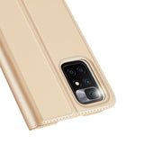 Dux Ducis Skin Pro Bookcase type kuffert til Xiaomi Redmi 10 guld