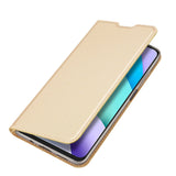 Dux Ducis Skin Pro Bookcase type kuffert til Xiaomi Redmi 10 guld