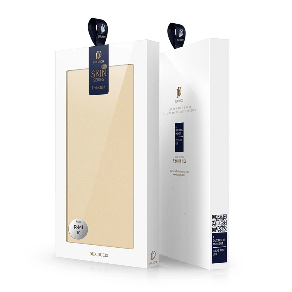 Dux Ducis Skin Pro Bookcase type kuffert til Xiaomi Redmi 10 guld