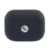 BMW BMAPSSLNA AirPods Pro cover granat/navy Geniune læder sølv logo