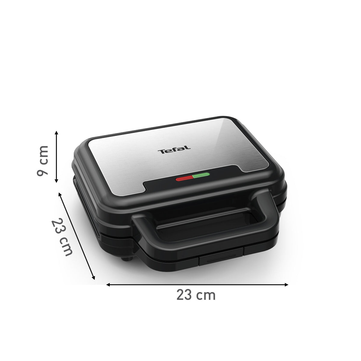 Tefal SW383D10 sandwichtoaster 700 W Sort, Rustfrit stål