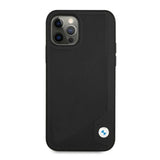 Etui BMW BMHCP12LRCDPK iPhone 12 Pro Max 6,7" sort/sort hårdkasse læder Deboss